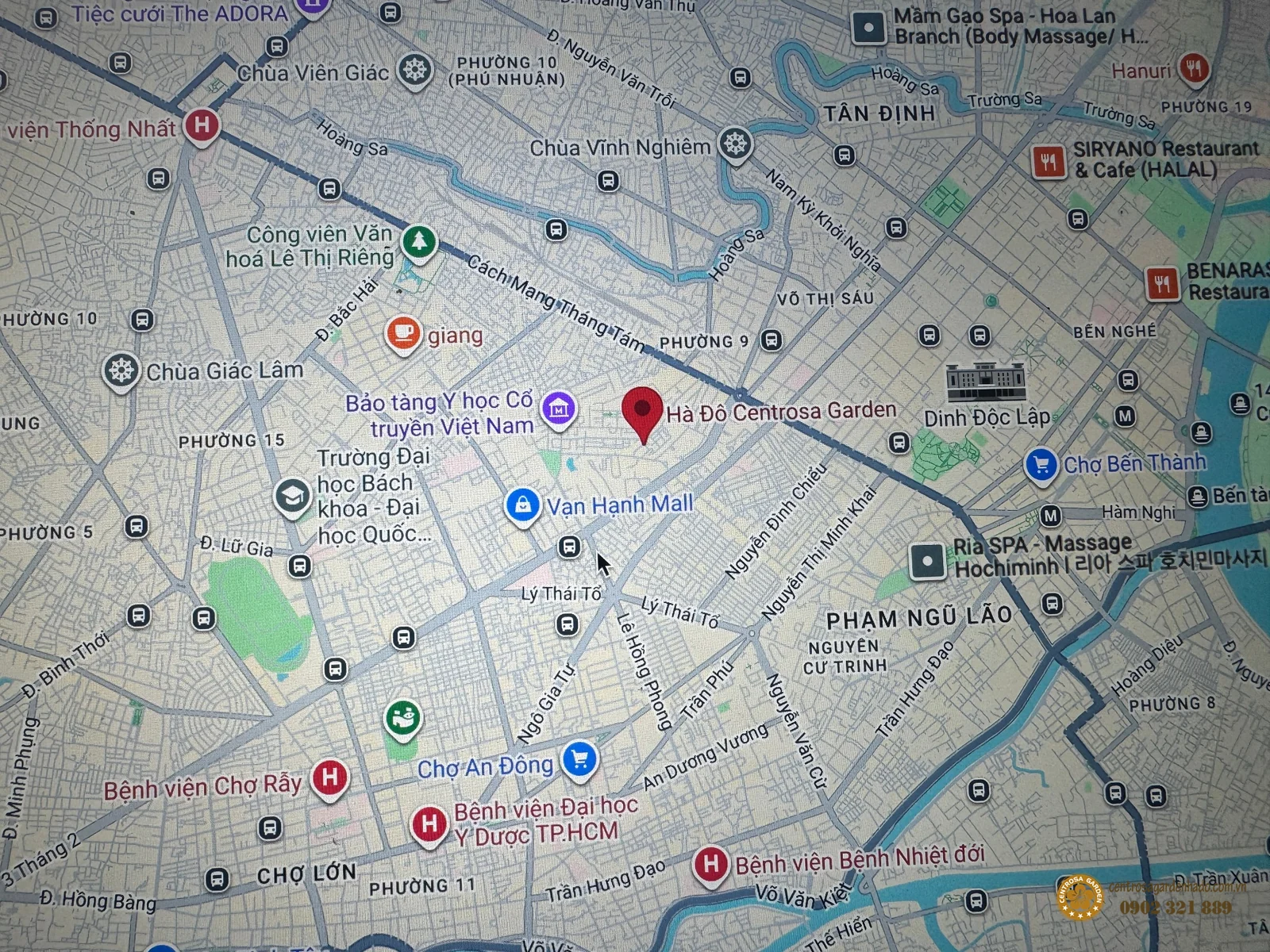 Vị trí chiến lược Hà Đô Centrosa Garden sát ga Metro số 2.