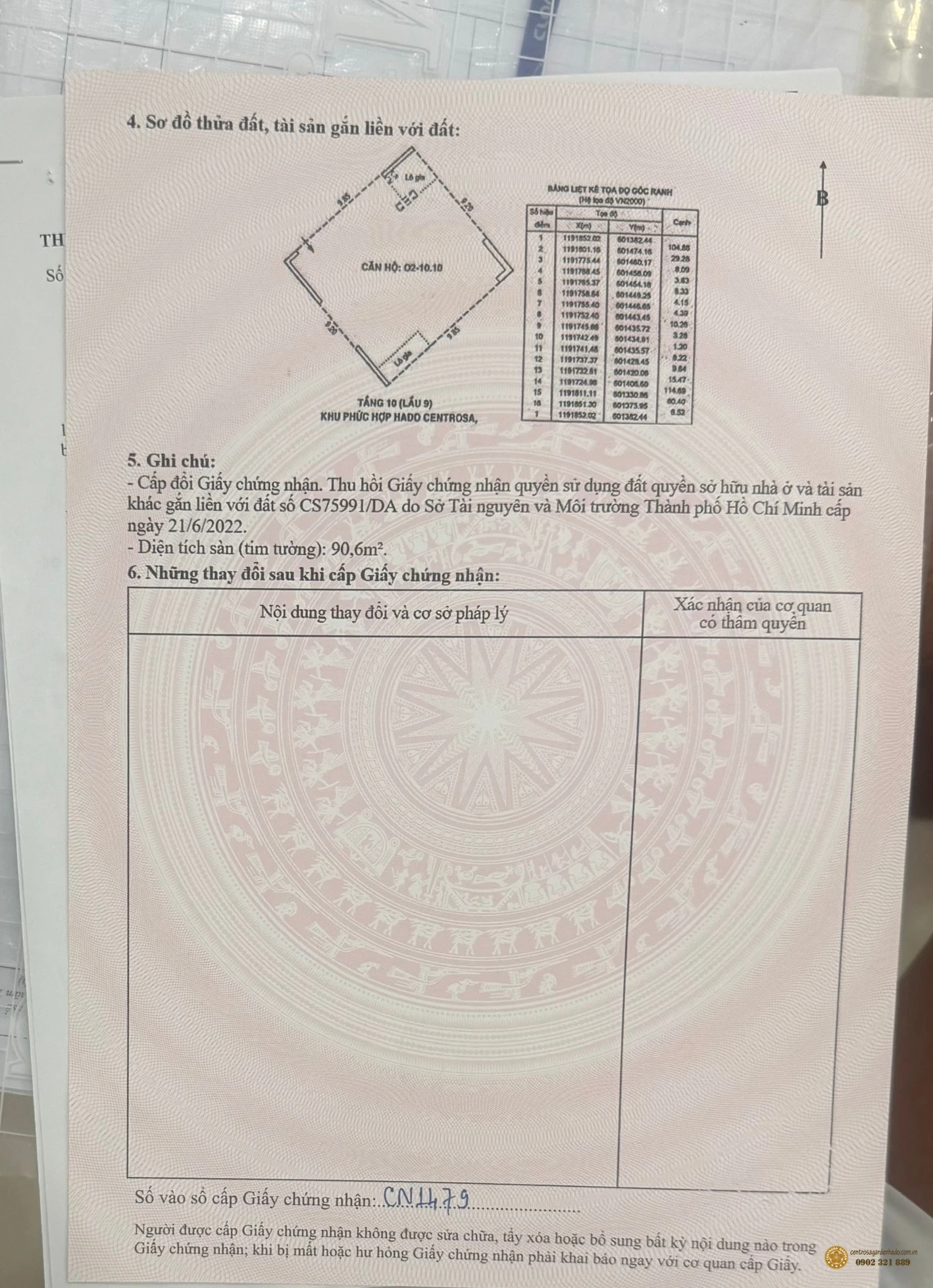 So do can ho tren so hong Ha Do Centrosa 3/2
