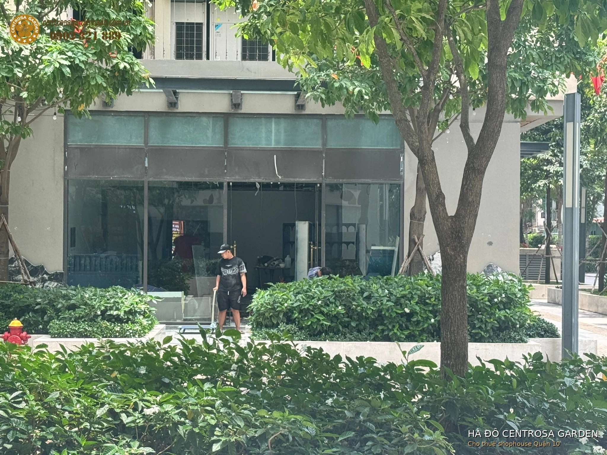 Mặt tiền shophouse Hà Đô Centrosa Garden Quận 10 vị trí đẹp cho thuê